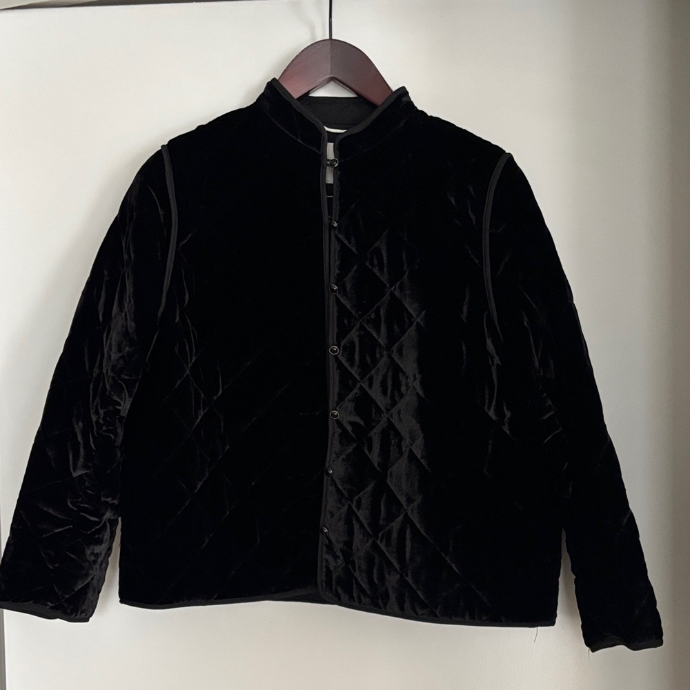 Wilfred Black Quilted Jacket